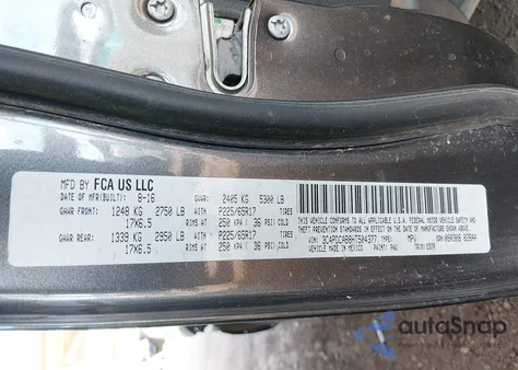 2017 Dodge Journey Se from USA, damaged, VIN 3C4PDCAB8HT504377